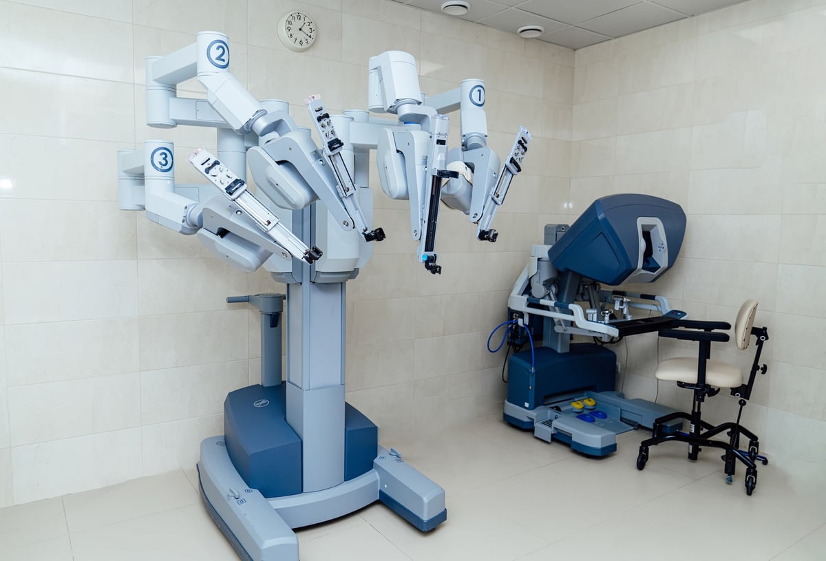 Surgical robotic system in modern operating room